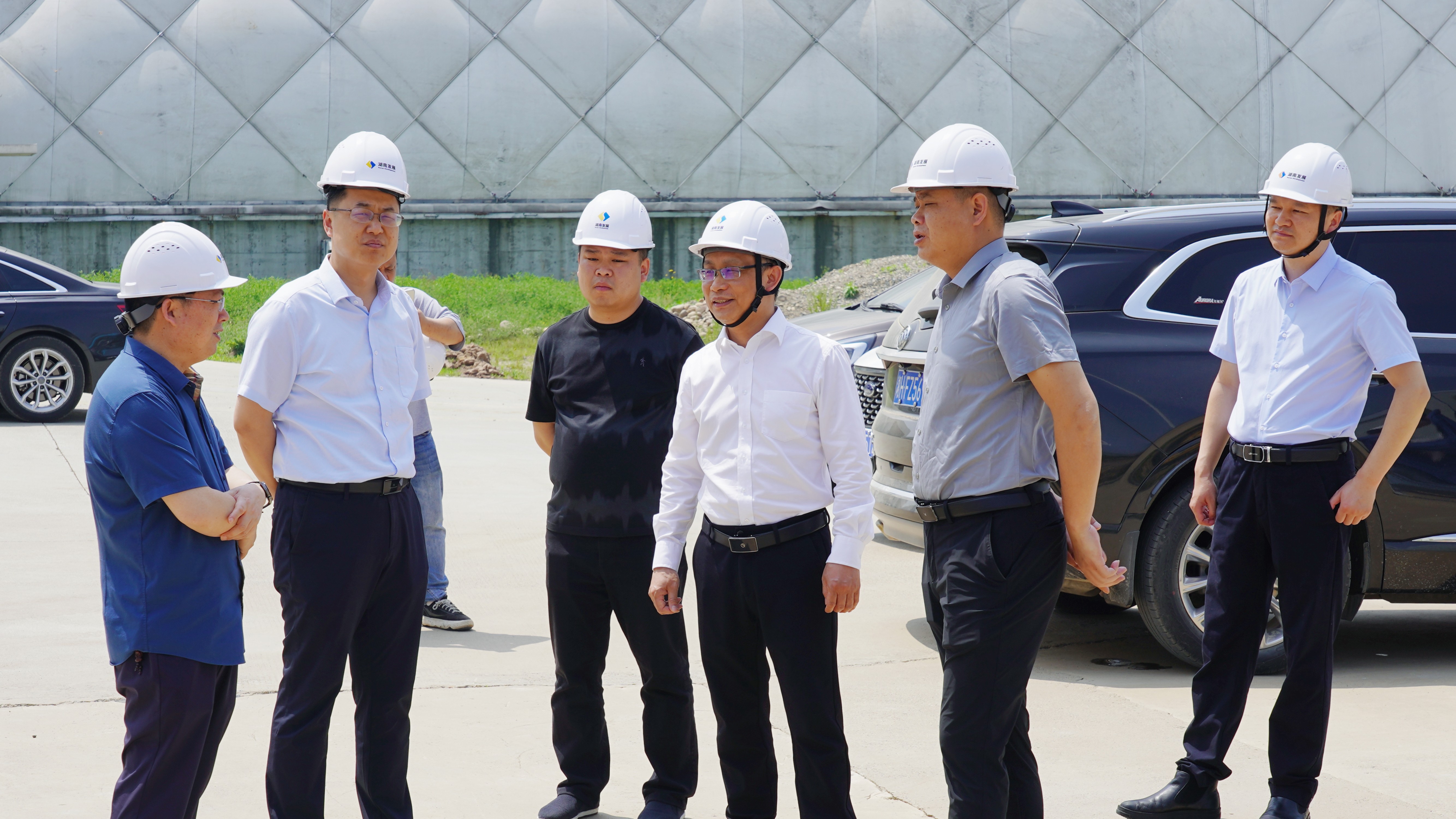 益阳市发改委一行调研线上买球官网（中国）官方网站机制砂项目